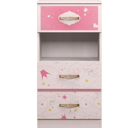 Шкаф-пенал для белья Принцесса №15 (левый или правый)